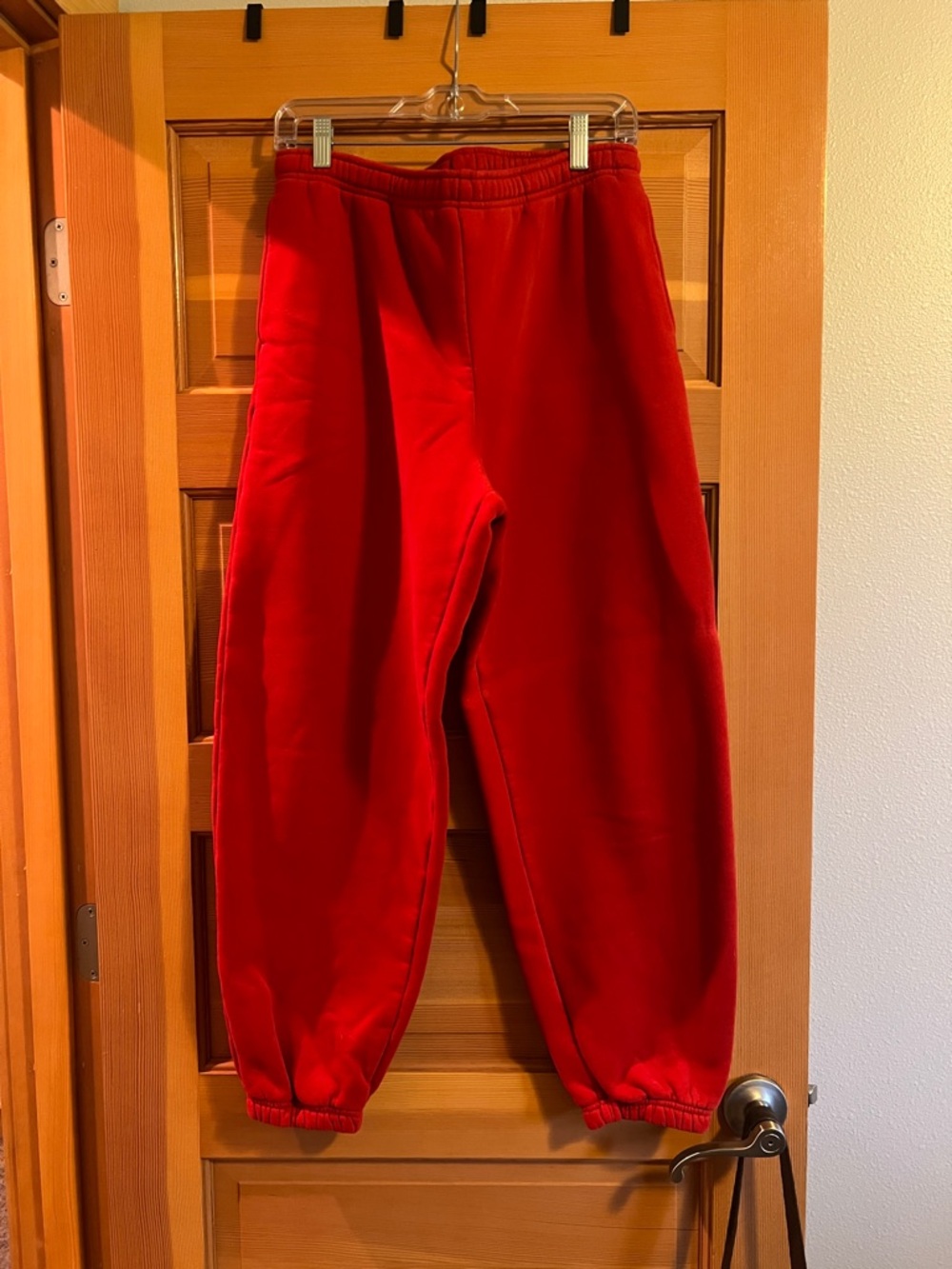 Women’s Vuori Red Fleece Joggers